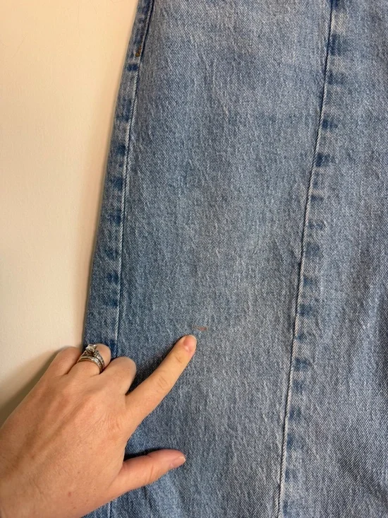 Abercrombie & Fitch The '90s Relaxed Jean High Rise Curve Love | Size 28 Long - Picture 4 of 9